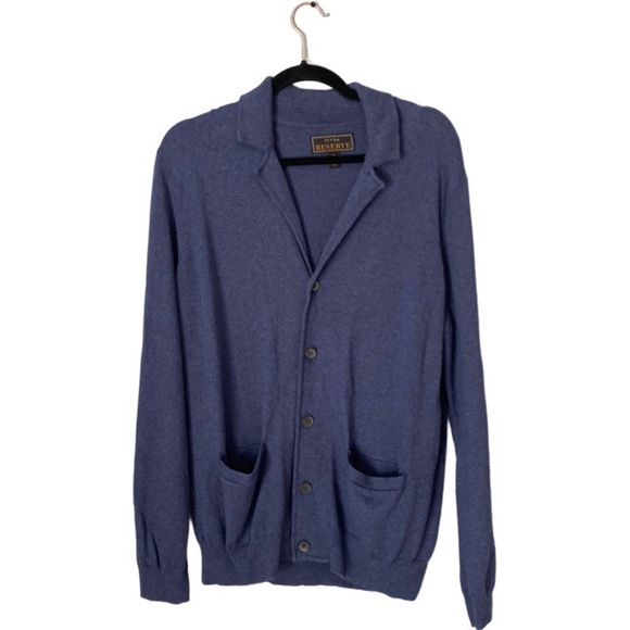 Jos A. Bank Reserve cashmere Blend Grandpa Cardigan Sweater Men's Size M - Picture 1 of 6